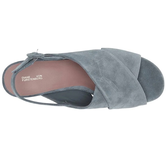 COPY - NWOT Diane von Furstenberg Cork and Suede Wedges - Picture 4 of 8